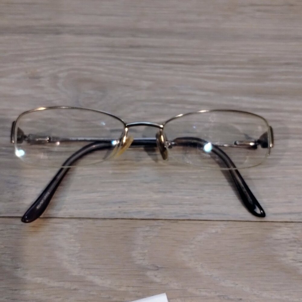 Christie Brinkley C303 BRN Eyeglasses Frames Brown Metal Rhinestone